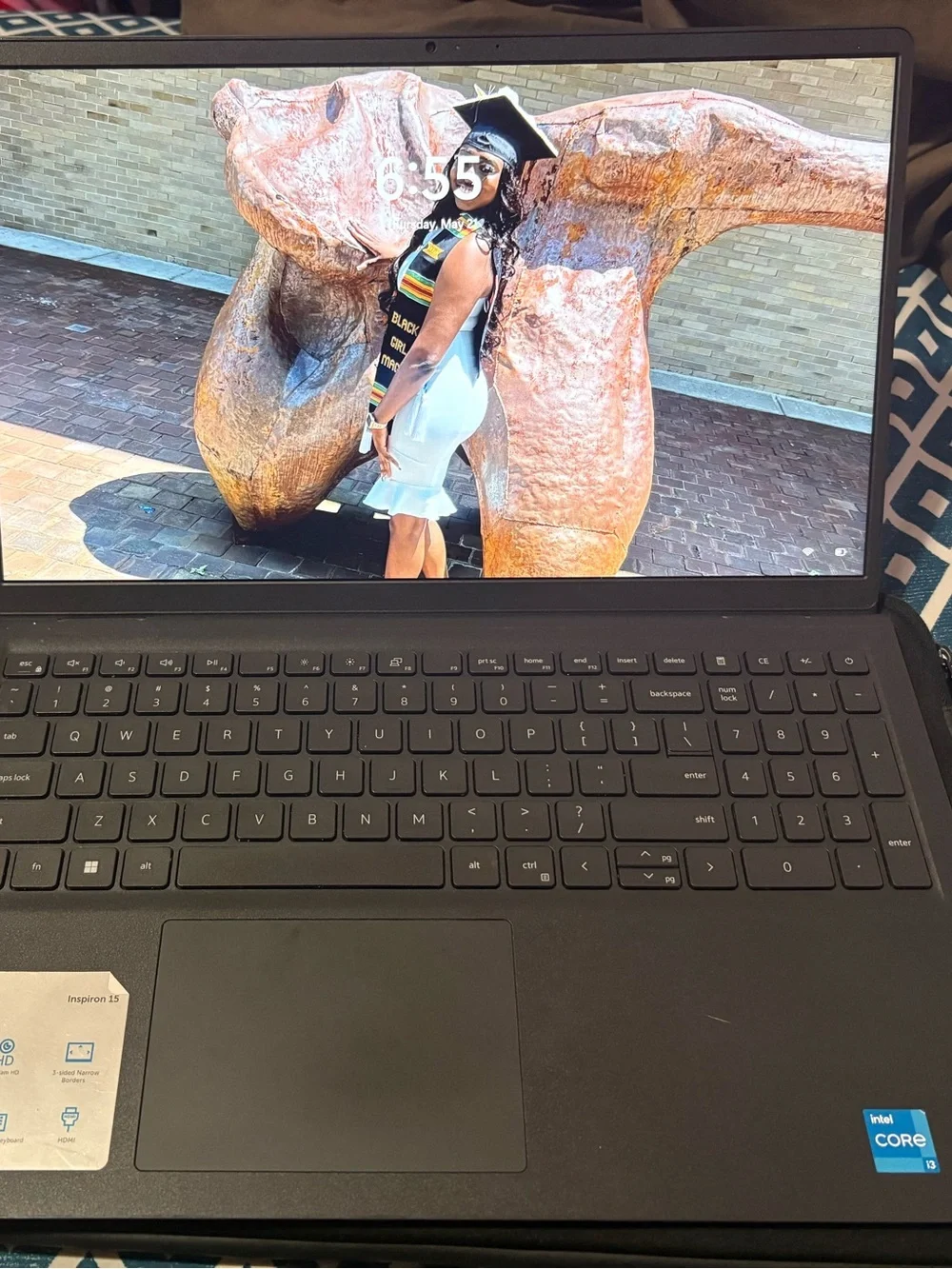 Dell Laptop - Dark Gray Exterior